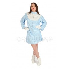 KF PVC Plastik - Kleid mit Handschuhe Damen AB36 SISSY GOWN WITH GLOVES