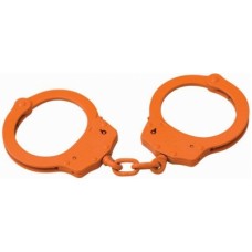 CTS-Thompson - OS Handfesseln Handschellen groß Kette 1003CORANGE Carbonstahl Orange