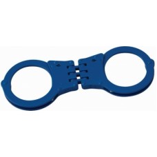 CTS-Thompson - Standard Handfesseln Handschellen Scharnier 1054CBLUE Carbonstahl Blau