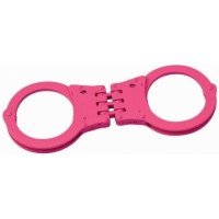 CTS-Thompson - TRI-MAX Handschellen Handfesseln Scharnier 1058CPINK Carbonstahl Pink Rosa