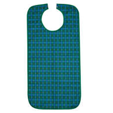 Suprima 5574 - Ess-Schürze Polyester, mit Druckknöpfen karo grün 50x90cm