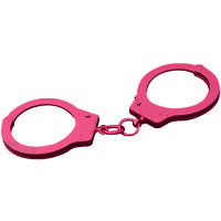 CTS-Thompson - XOS Handfesseln Handschellen Übergröße Kette 9010CPINK Carbonstahl Pink Rosa