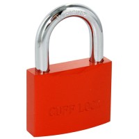 CUFF LOCK - CLOKORANGE Vorhängeschloss Padlock für standard Handschellen-Schlüssel orange