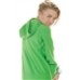 Fleece - Schlafoverall Jumpsuit Einteiler grün EMERALD GREEN mit Kapuze