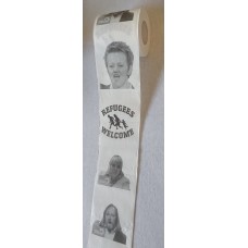 Toilet Paper Die Grünen, Roth, Hofreiter, Künast, Refugees Welcome Toilet paper with picture