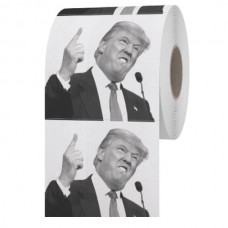 Toilet Paper Donald Trump with finger Toilet paper with picture