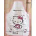 PVC - Schürze Hello Kitty sitzend für Friseur Putzen Haushalt Basteln HelloKitty1