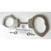 Smith & Wesson M-1 - Handschellen Handfesseln Kette Nickel UNIVERSAL