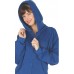 Fleece - Freizeitoverall Jumpsuit Einteiler blau BLUE mit Kapuze