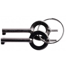 UZI Schlüssel Ersatzschlüssel für Handschellen Fußschellen 2 Stück (Paar)