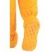 Fleece - Schlafoverall Jumpsuit Einteiler orange CREAMSICKLE mit Kapuze