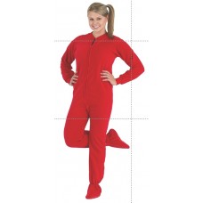 Fleece - Schlafoverall Jumpsuit Einteiler rot BRIGHT RED