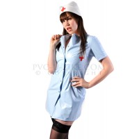 KF PVC Plastik - Krankenschwester-Kleid UN09 NURSE DRESS