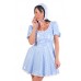 KF PVC Plastik - Bo Peep-Kleid Sissy-Kostüm UN19 BO PEEP DRESS